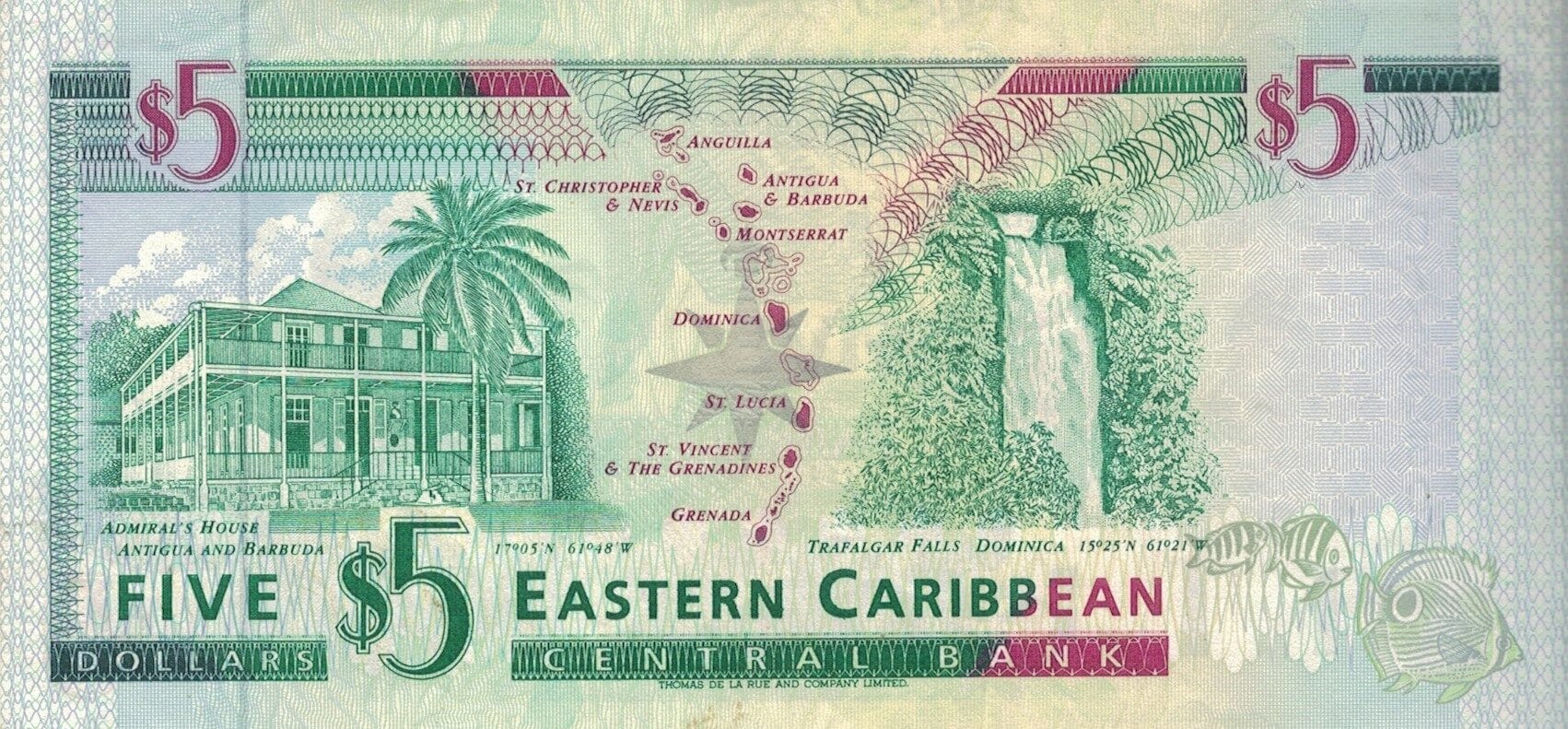 Estados del Caribe Oriental - Santa Lucia 6 Pick 31L at e1676162987708