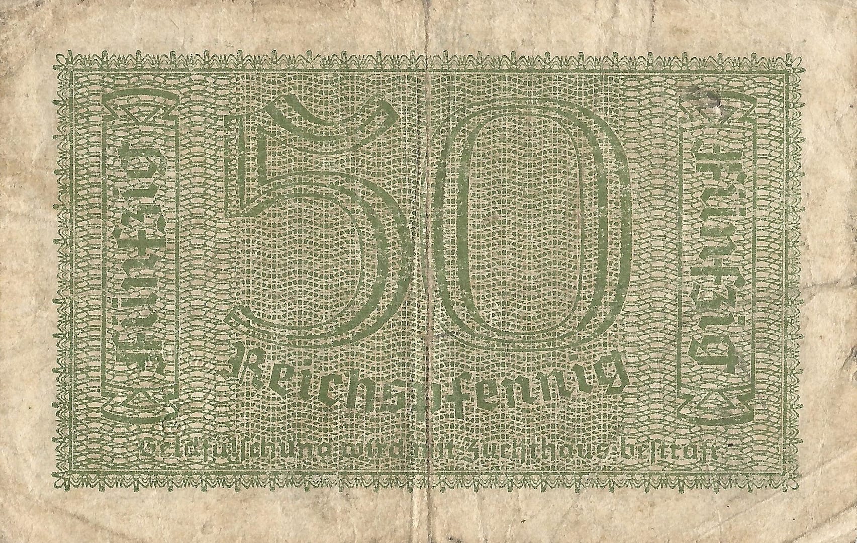 5-Reichsmark (1924-1948) 14 Pick R135 Reverso