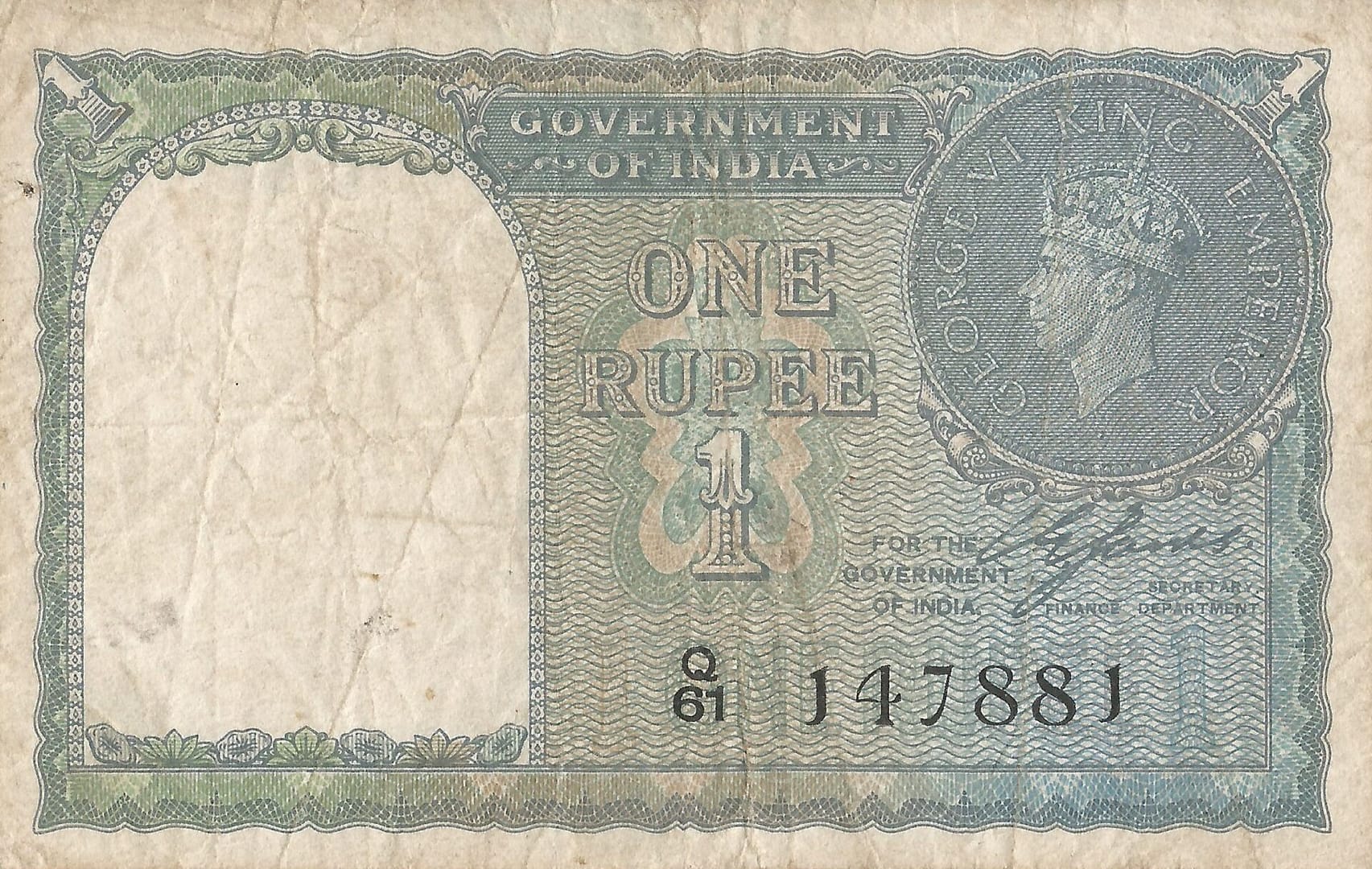 India 5 Pick 25a Anverso