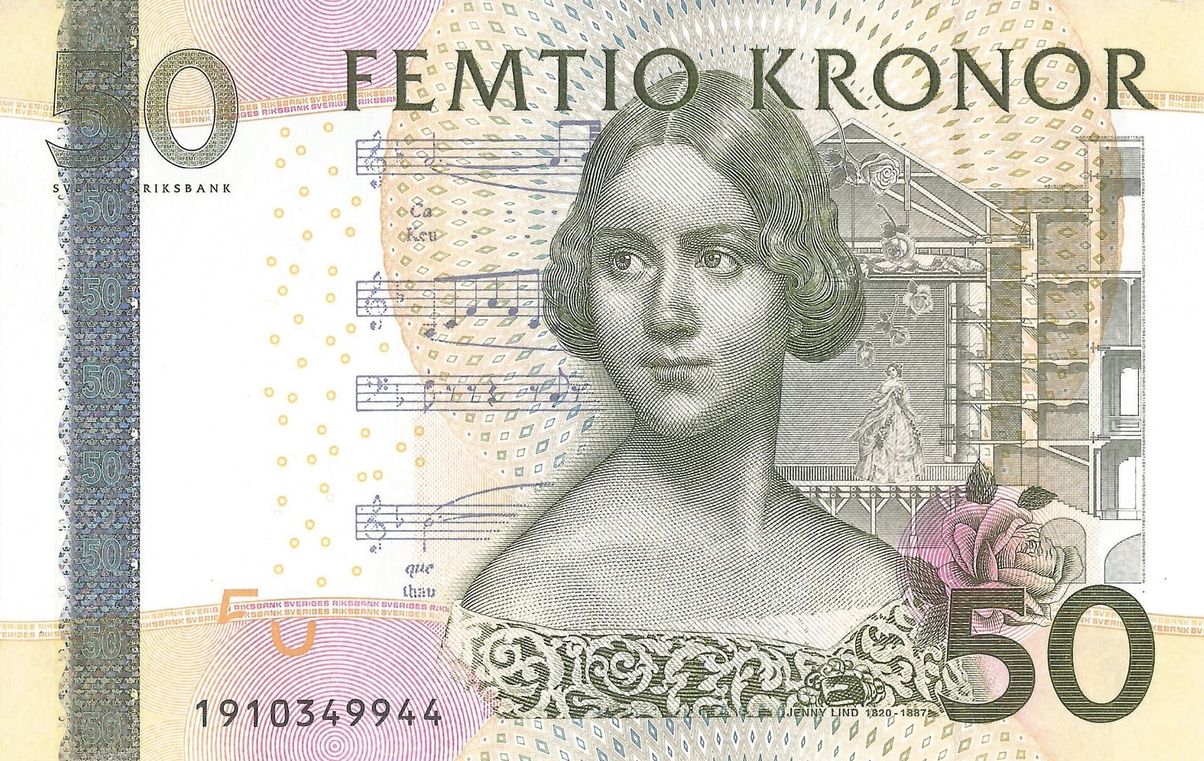 Suecia 23 Pick 64c Anverso