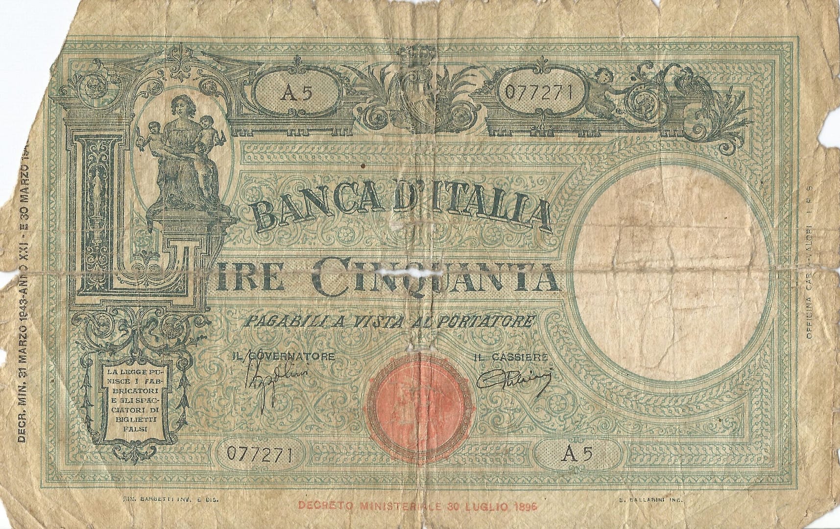 Italia 33 Pick 64 Anverso scaled