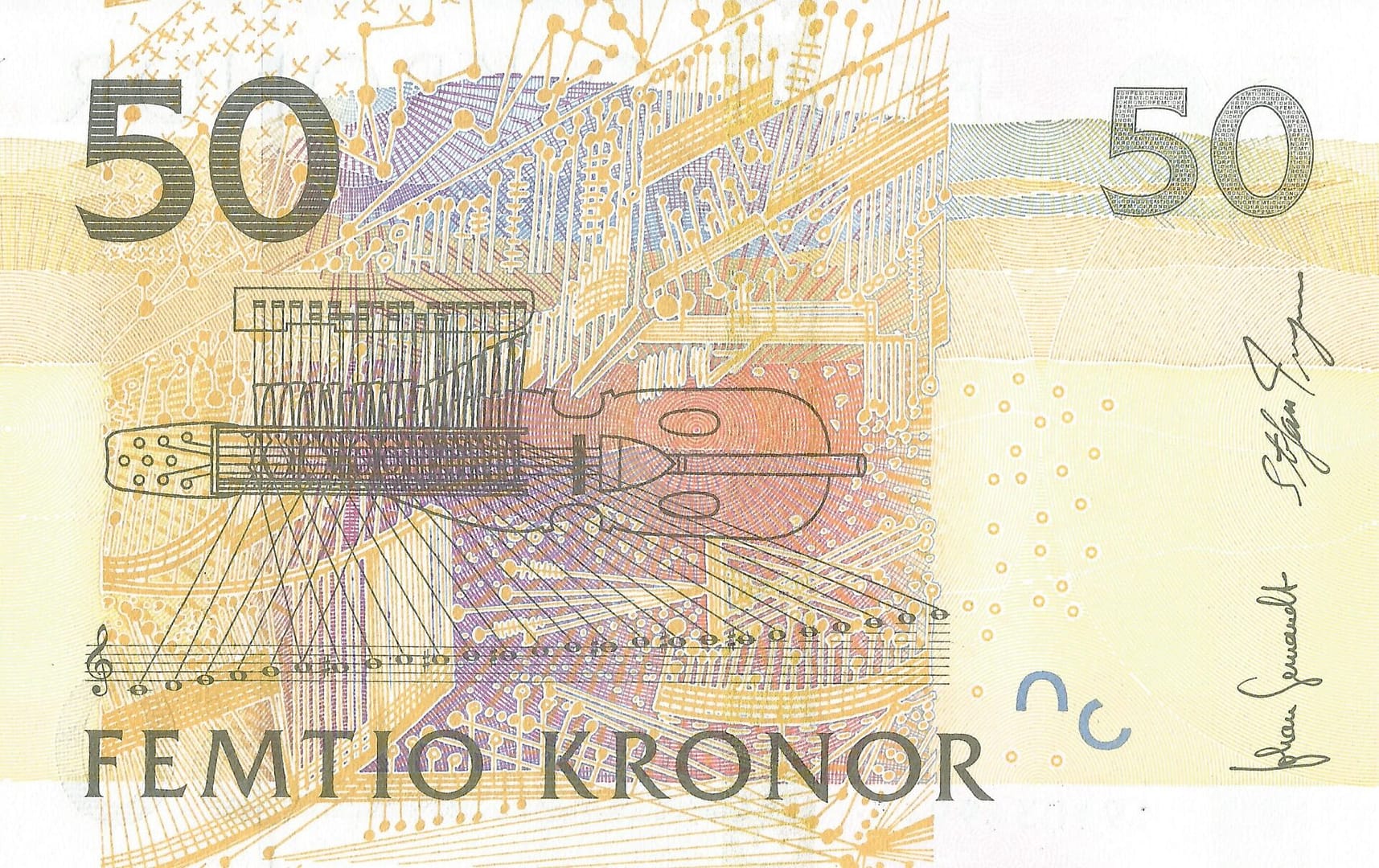 Suecia 24 Pick 64c Reverso