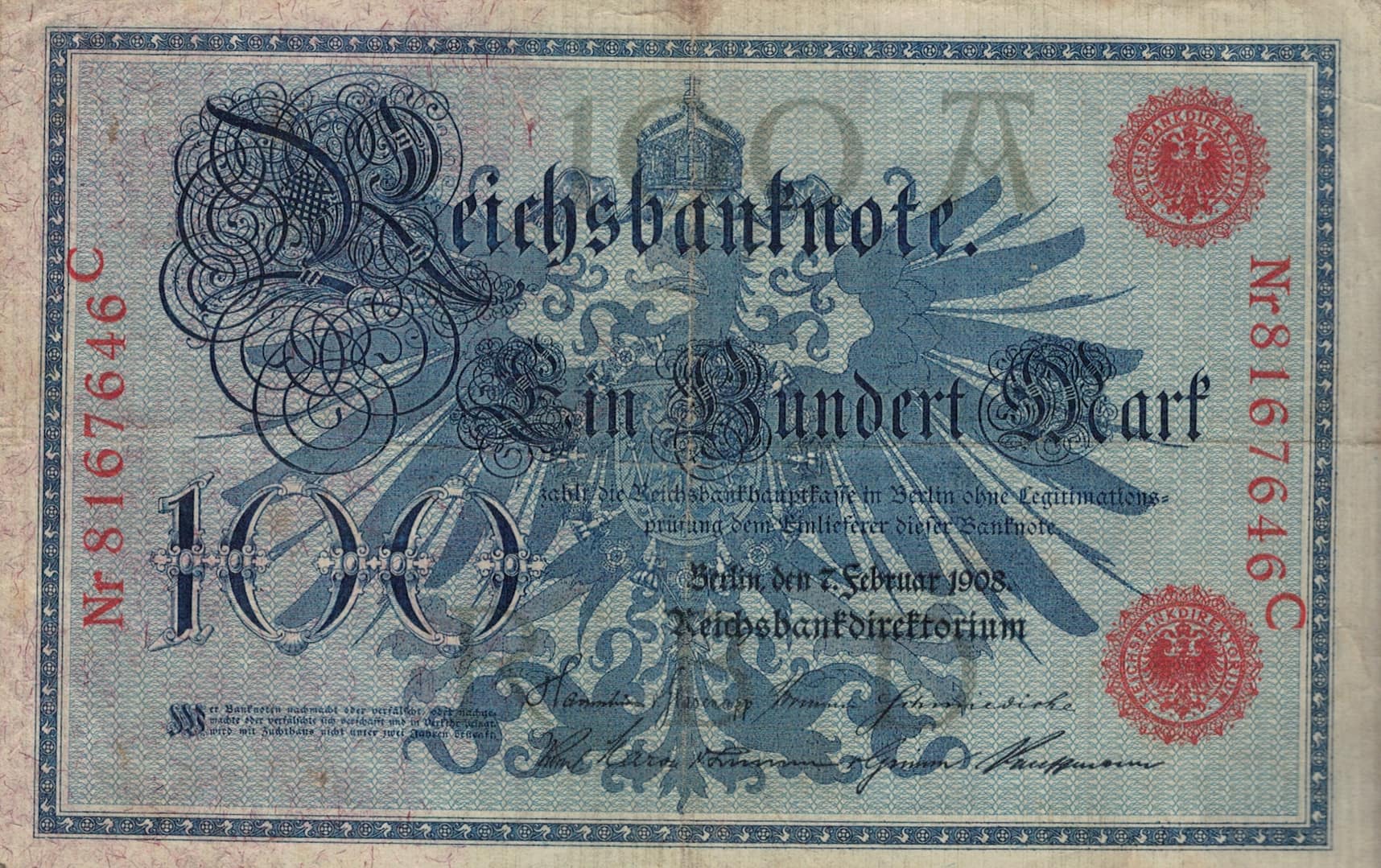 1-Imperio Alemán (1871-1918) 7 Pick 33a ad 2