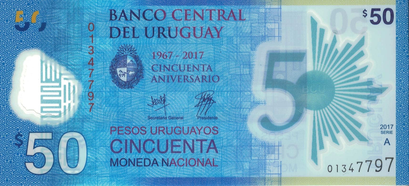 Uruguay 97 Pick 100a ad 2