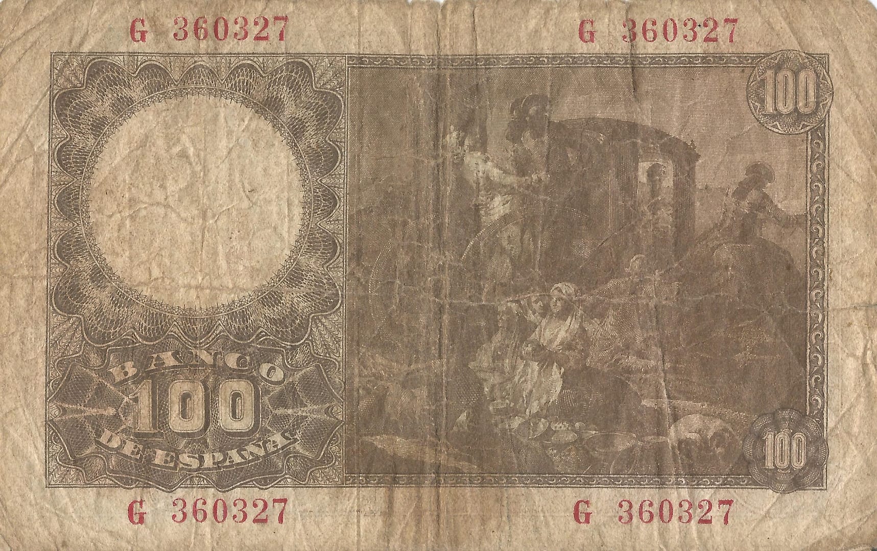 España 69 Pick 137a Reverso scaled