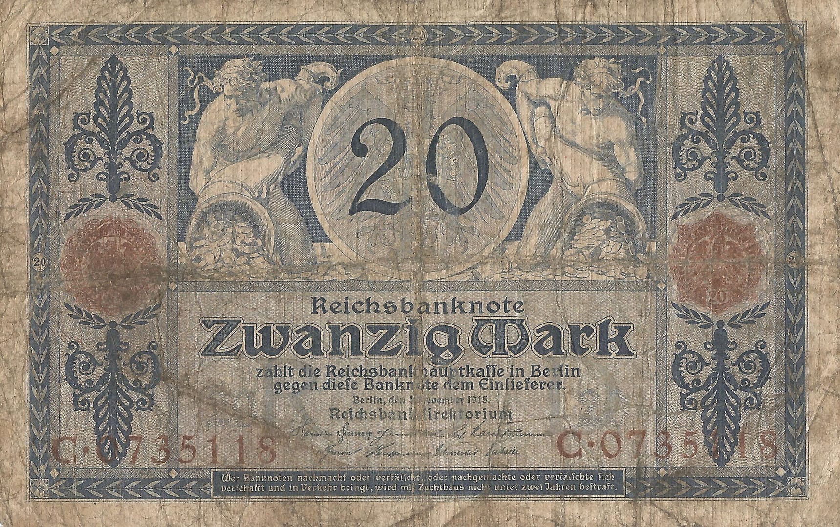 1-Imperio Alemán (1871-1918) 23 Pick 63 Anverso 1 scaled