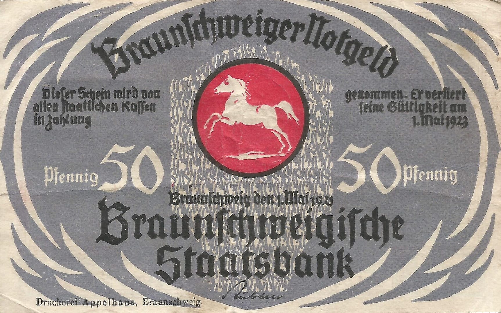 Notgeld - B 39 GM 155.3h Anverso