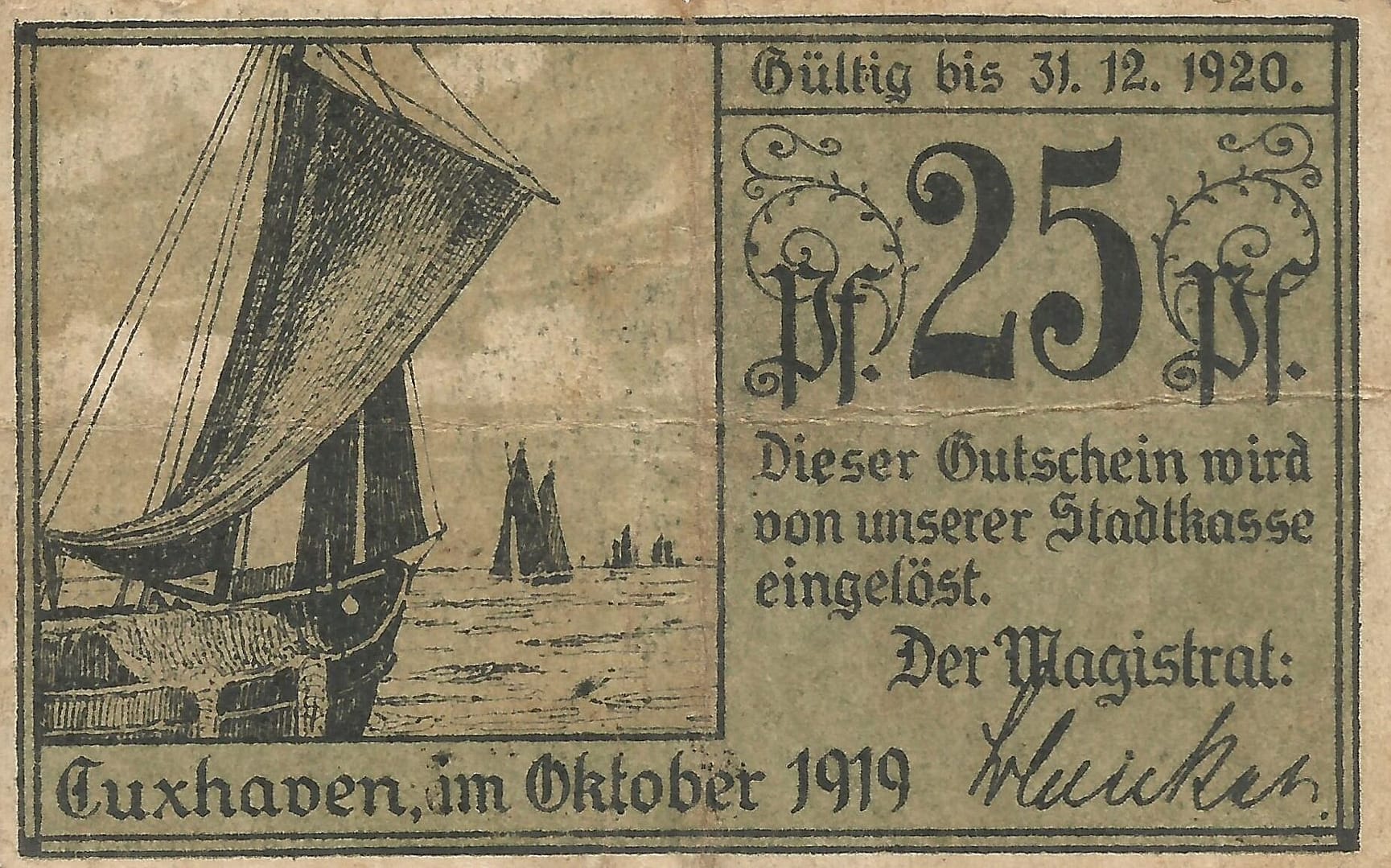 Notgeld - C 13 C37.1a Anverso e1677150309989