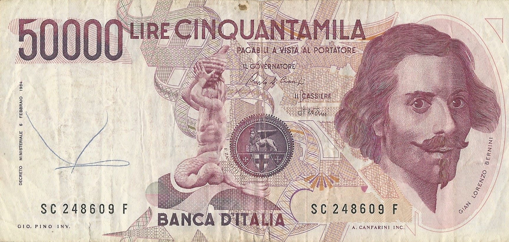 Italia 71 Pick 113a Anverso 2