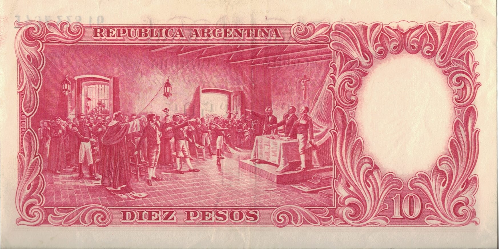 10-Banco Central San Martin - Libertad y Justicia (1942-1969) y Resellados a Pesos Ley (1969-1971) 41 Col 462c at