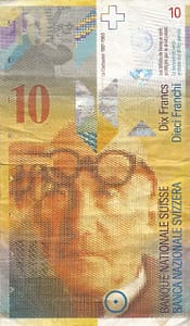 Suiza 19 Pick 66a.1 Anverso scaled