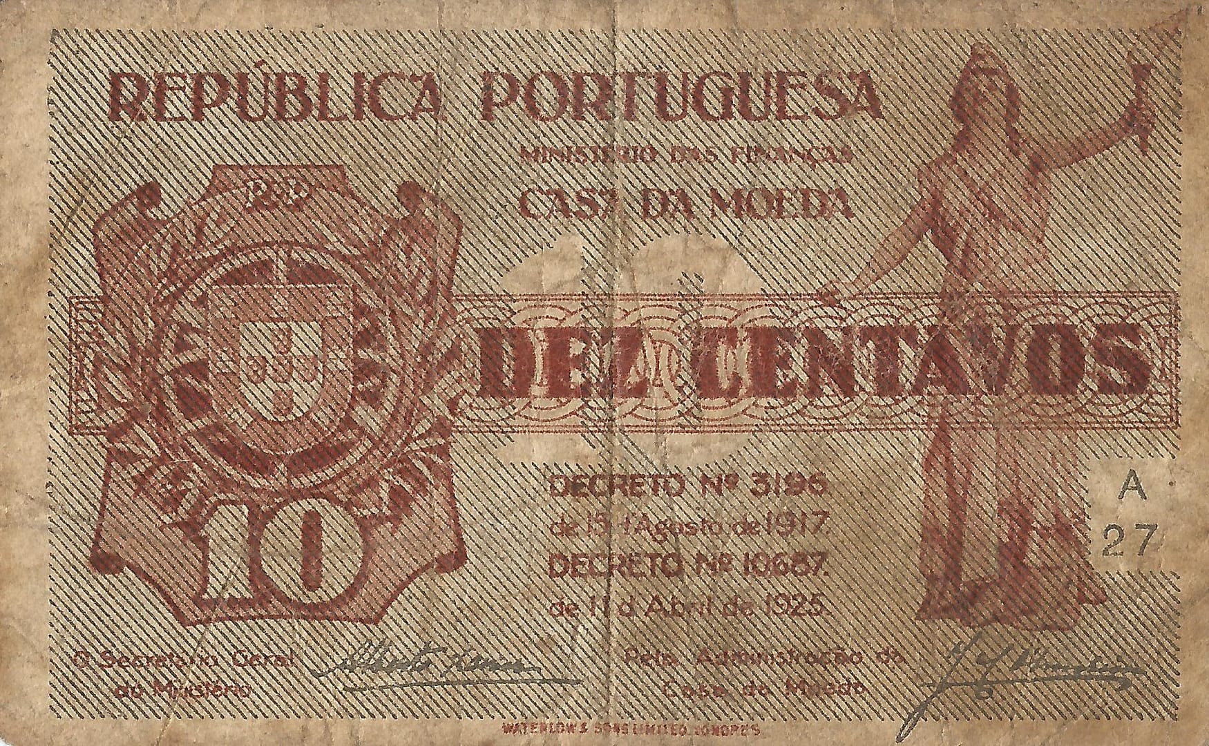 Portugal 7 Pick 101 Anverso 1