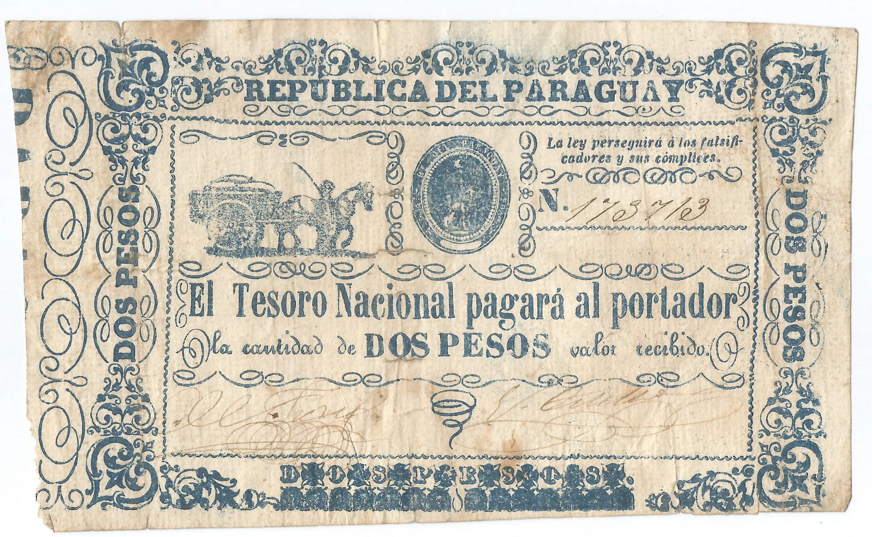 Paraguay 6 Pick 22 Anverso scaled