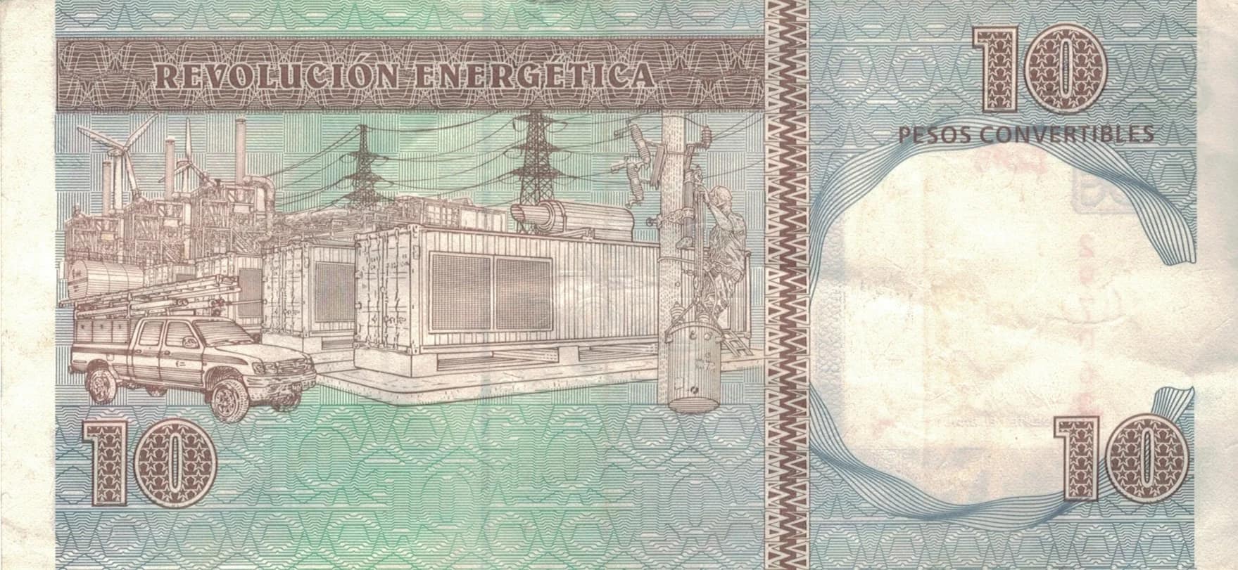 Pesos Cubanos Convertibles (CUC) 10 Pick Fx49f at jpg