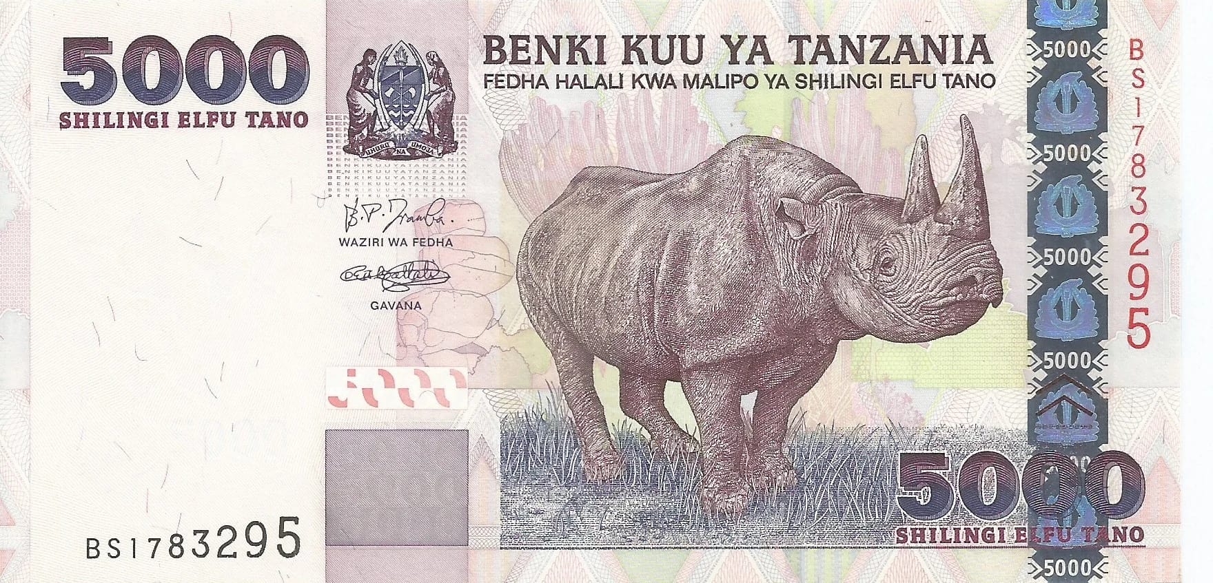 Tanzania 13 Pick 38a ad jpg