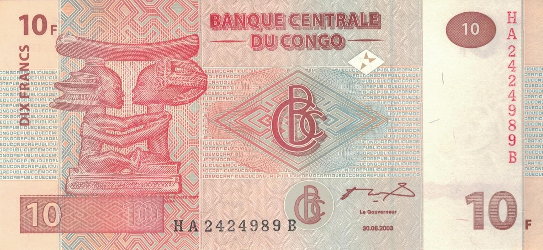 República Democrática del Congo 17 Pick 93a ad jpg