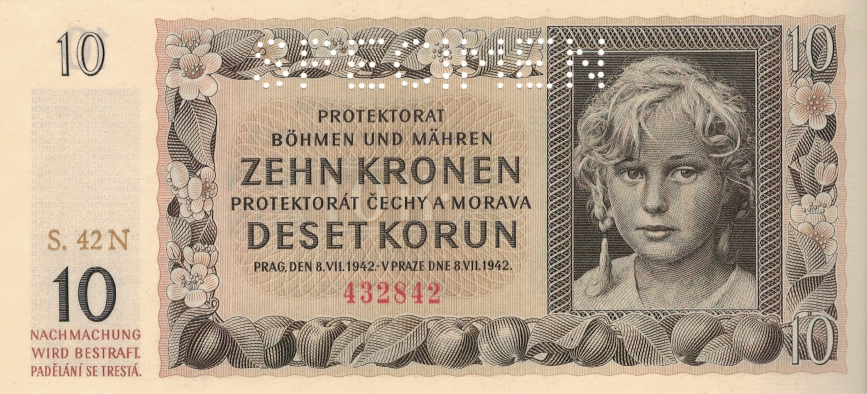 Bohemia y Moravia 11 Pick 8as.1 ad