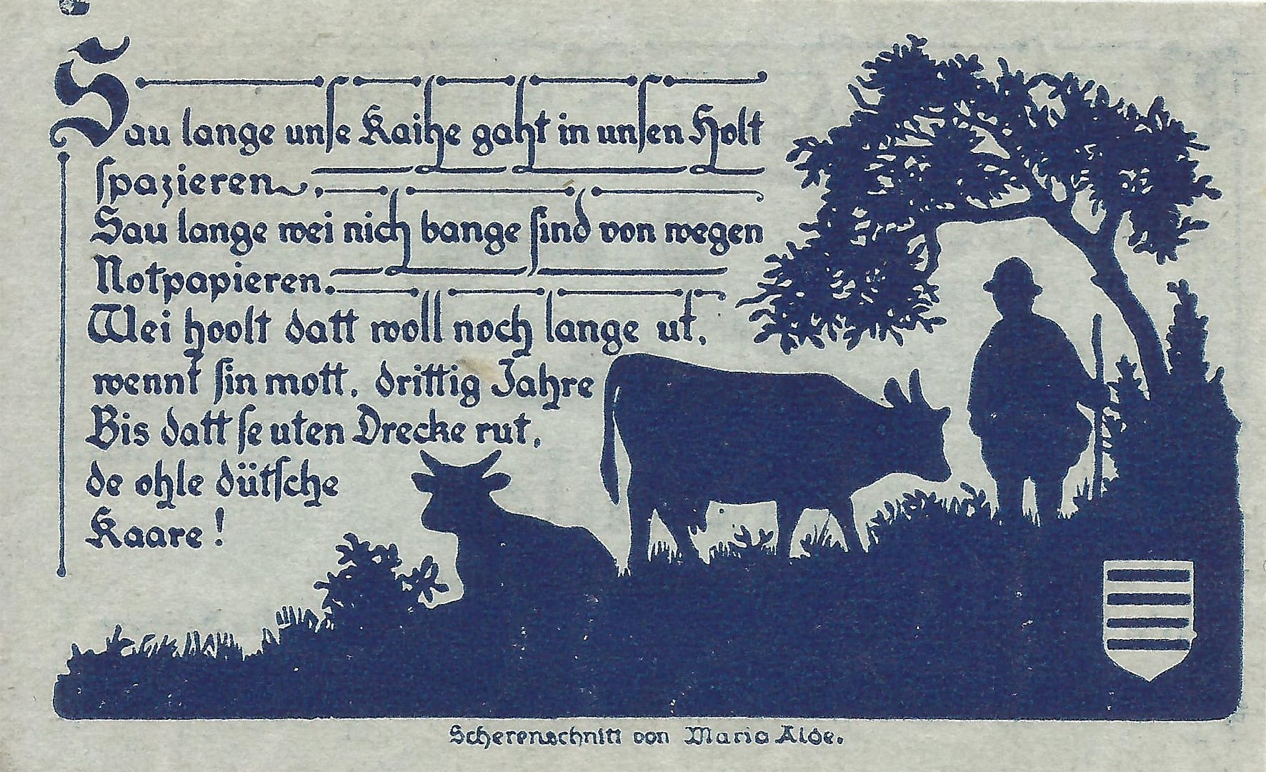 Notgeld - N 34 980.5a 1 2 Reverso