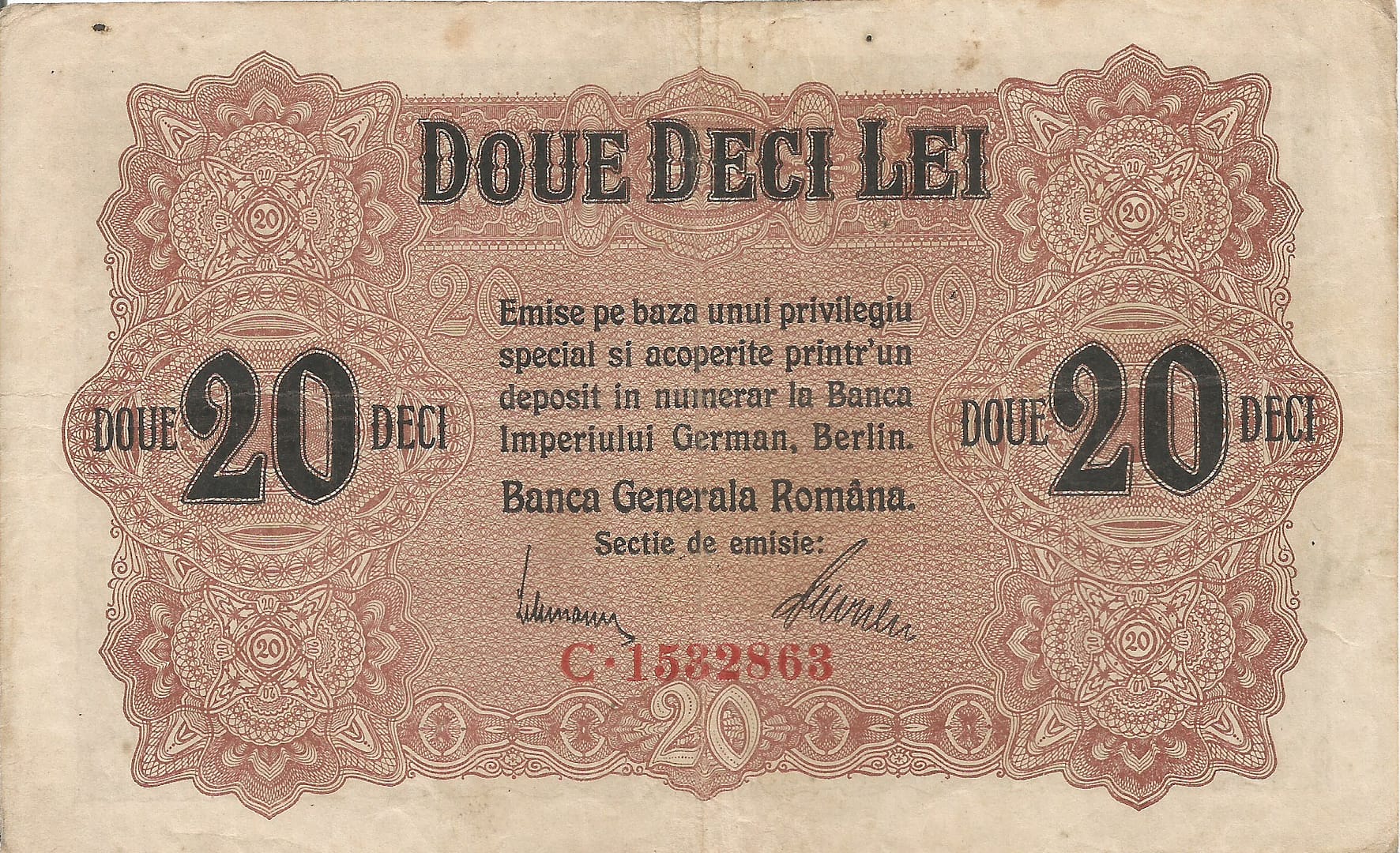 Rumania 5 Pick M6 Anverso