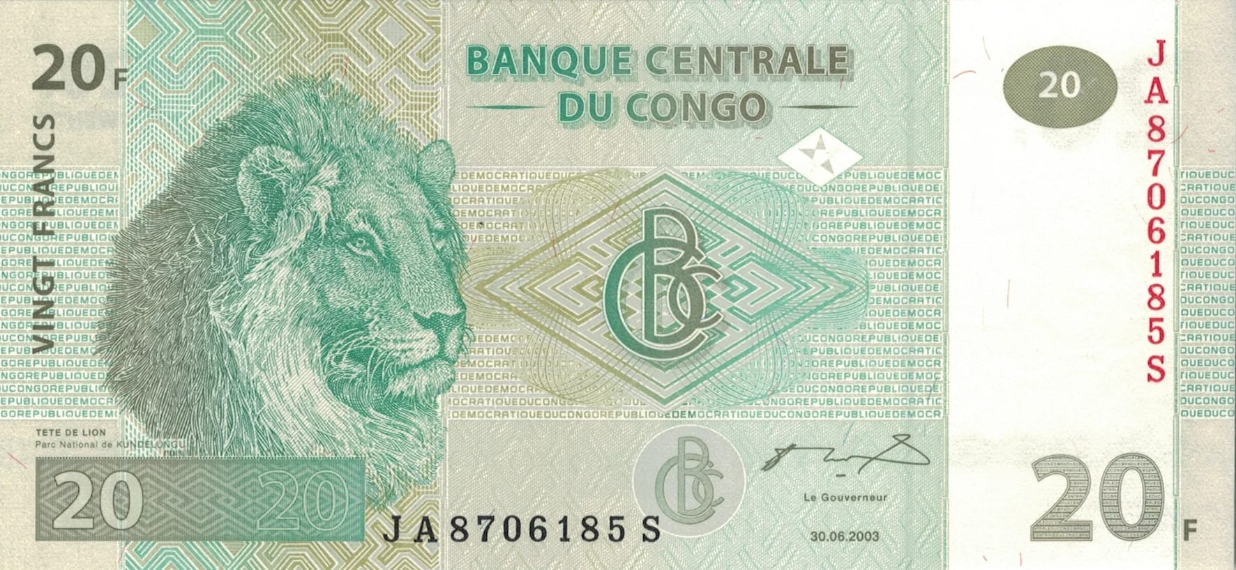 República Democrática del Congo 19 Pick 94A ad jpg