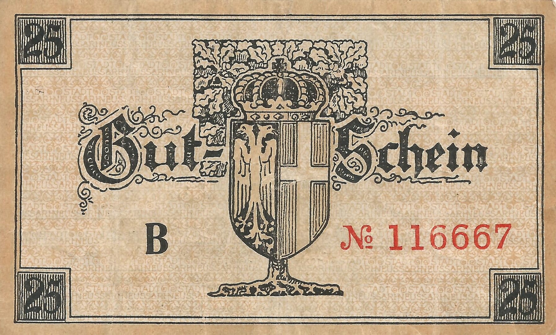 Notgeld - N 12 G N25.5g Reverso