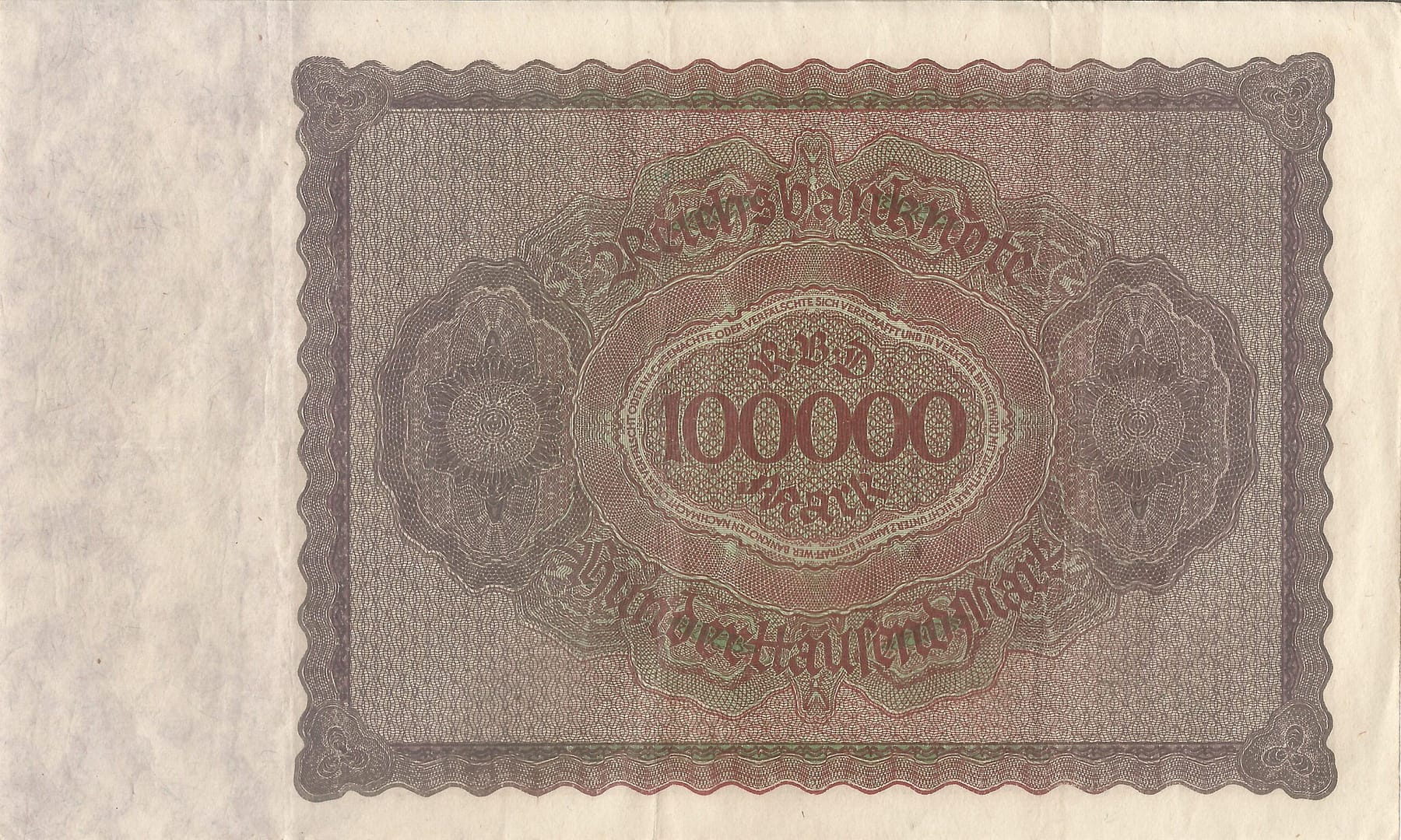 3-Papiermark (1914-1923) 26 Pick 83a.1 Reverso scaled