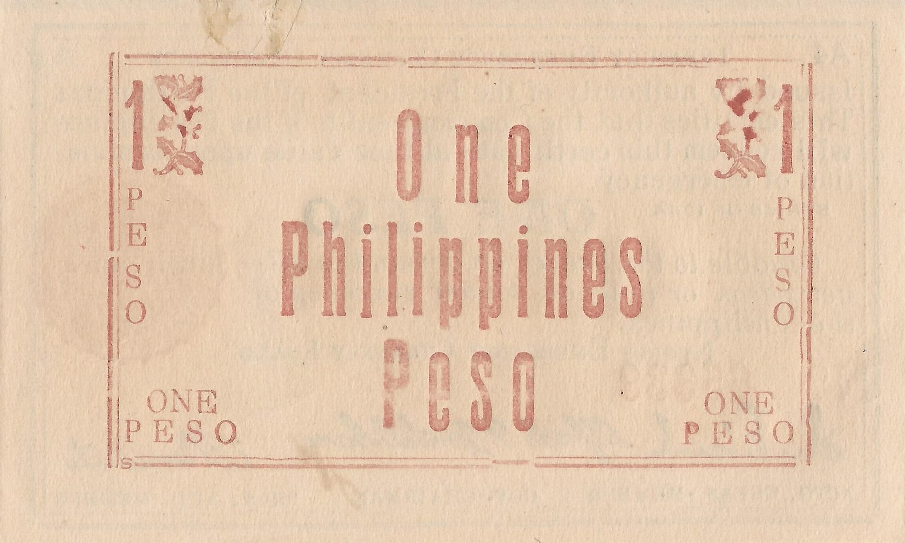 Filipinas 42 Pick S668a Reverso