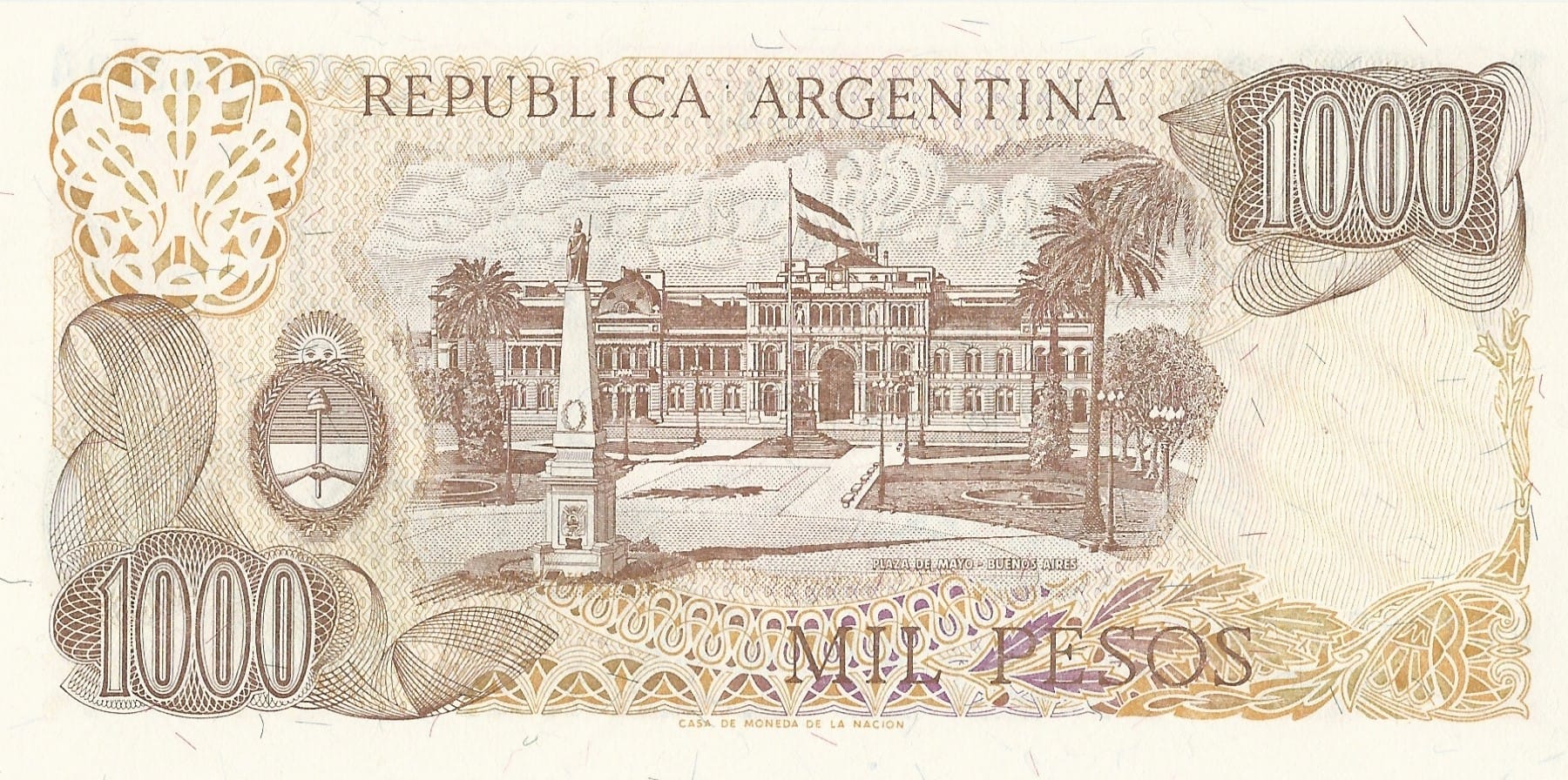 11-Pesos Ley 18188 (1970-1983) 141 Col 655R Reverso