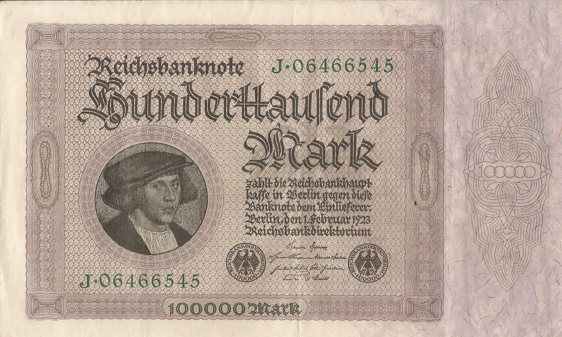 3-Papiermark (1914-1923) 25 Pick 83a.1 Anverso scaled