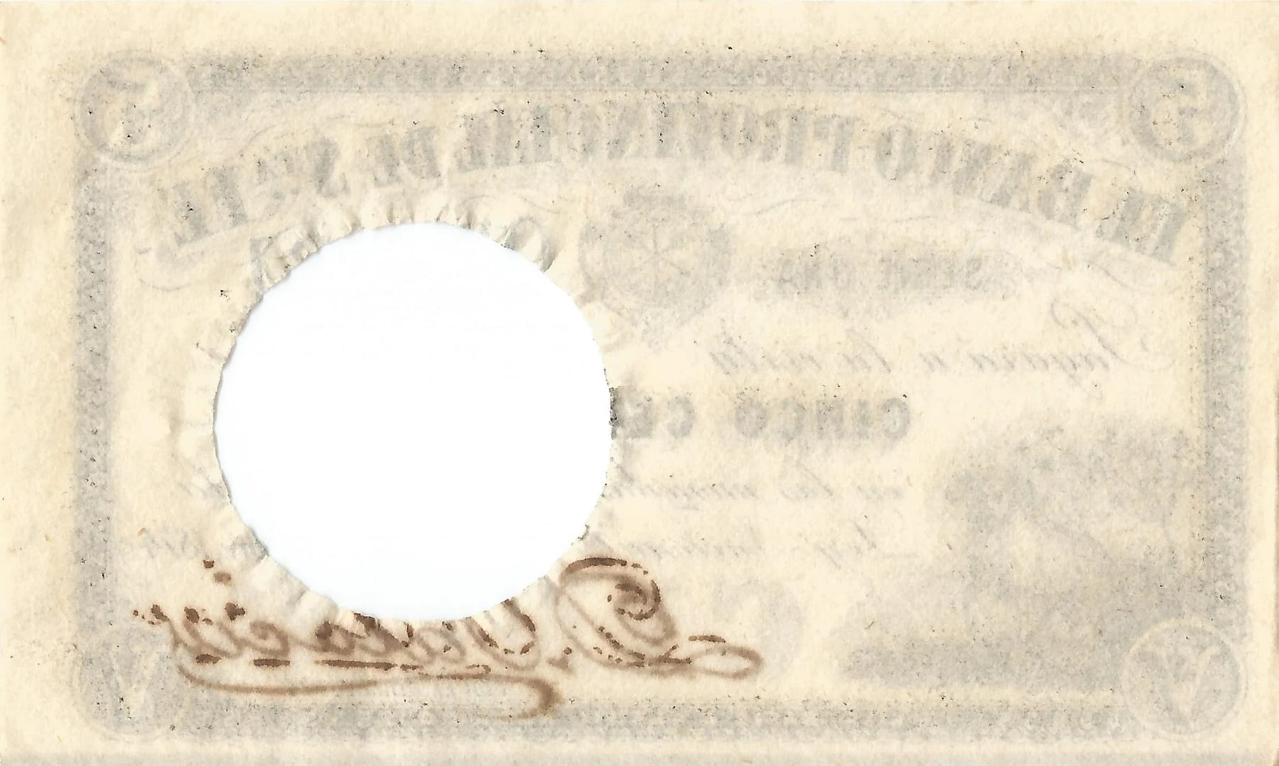 1-Ediciones Especiales Regionales y de Bancos Privados (1841-1904) 16 Pick S798 Reverso jpg