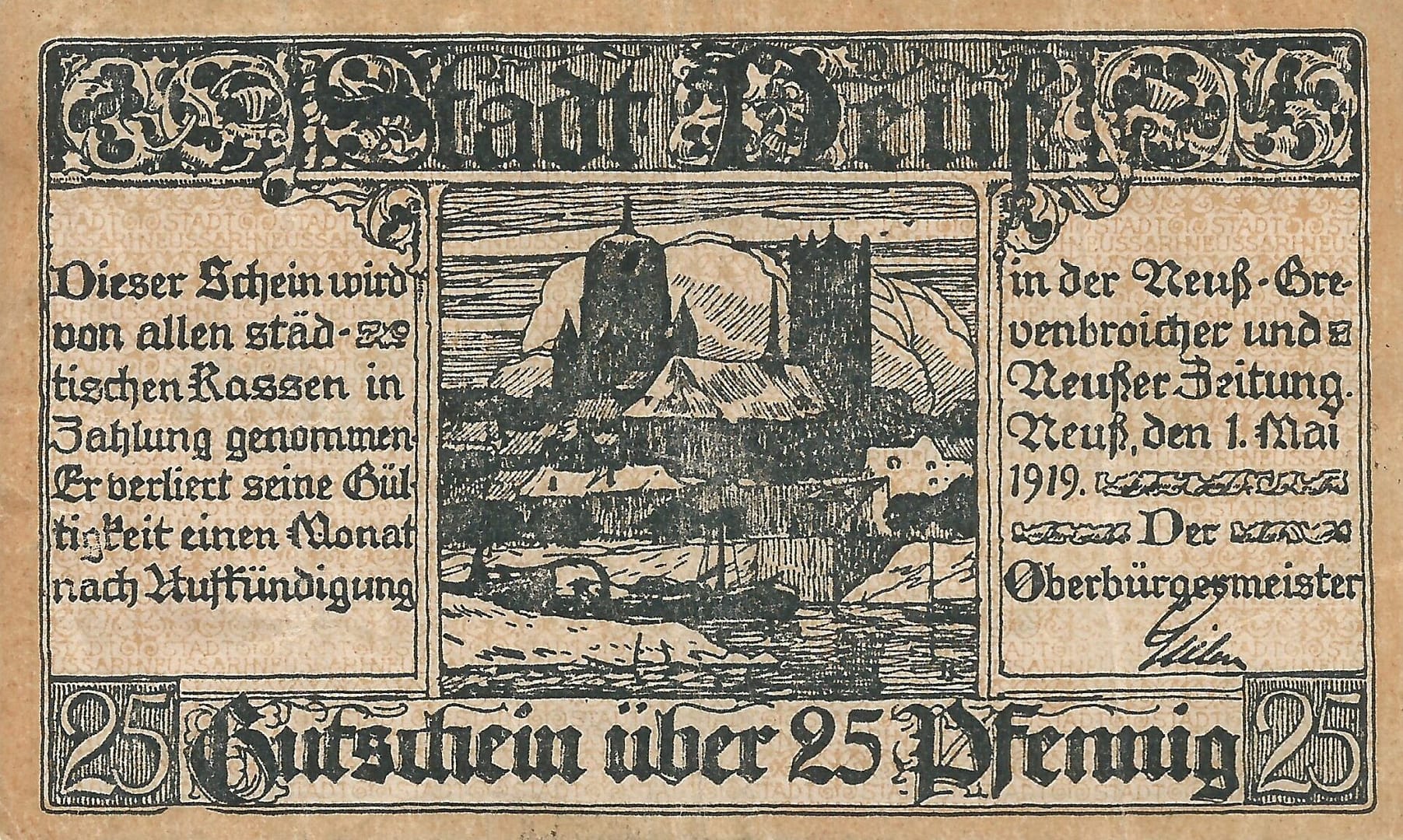 Notgeld - N 11 G N25.5g Anverso