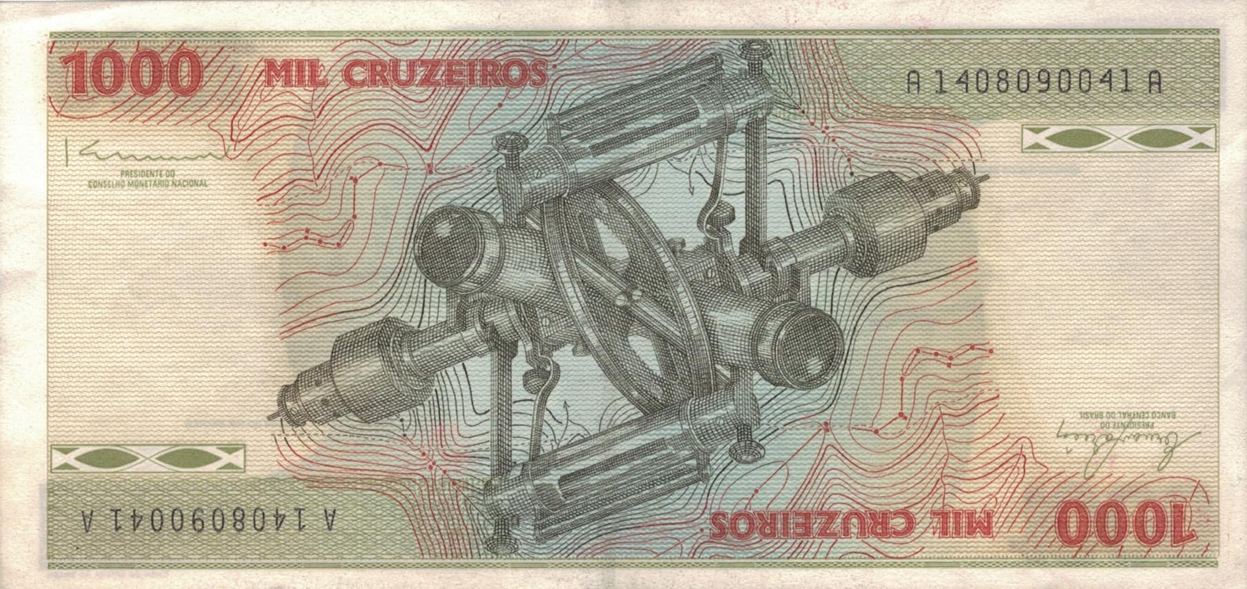 Brasil 102 Pick 197b Reverso