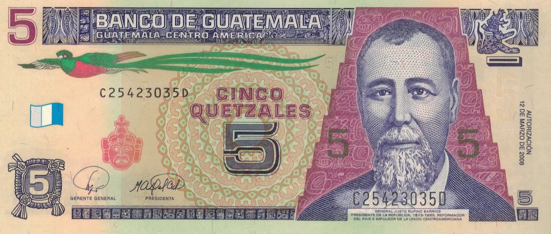 Guatemala 27 Pick 116 ad 2 jpg