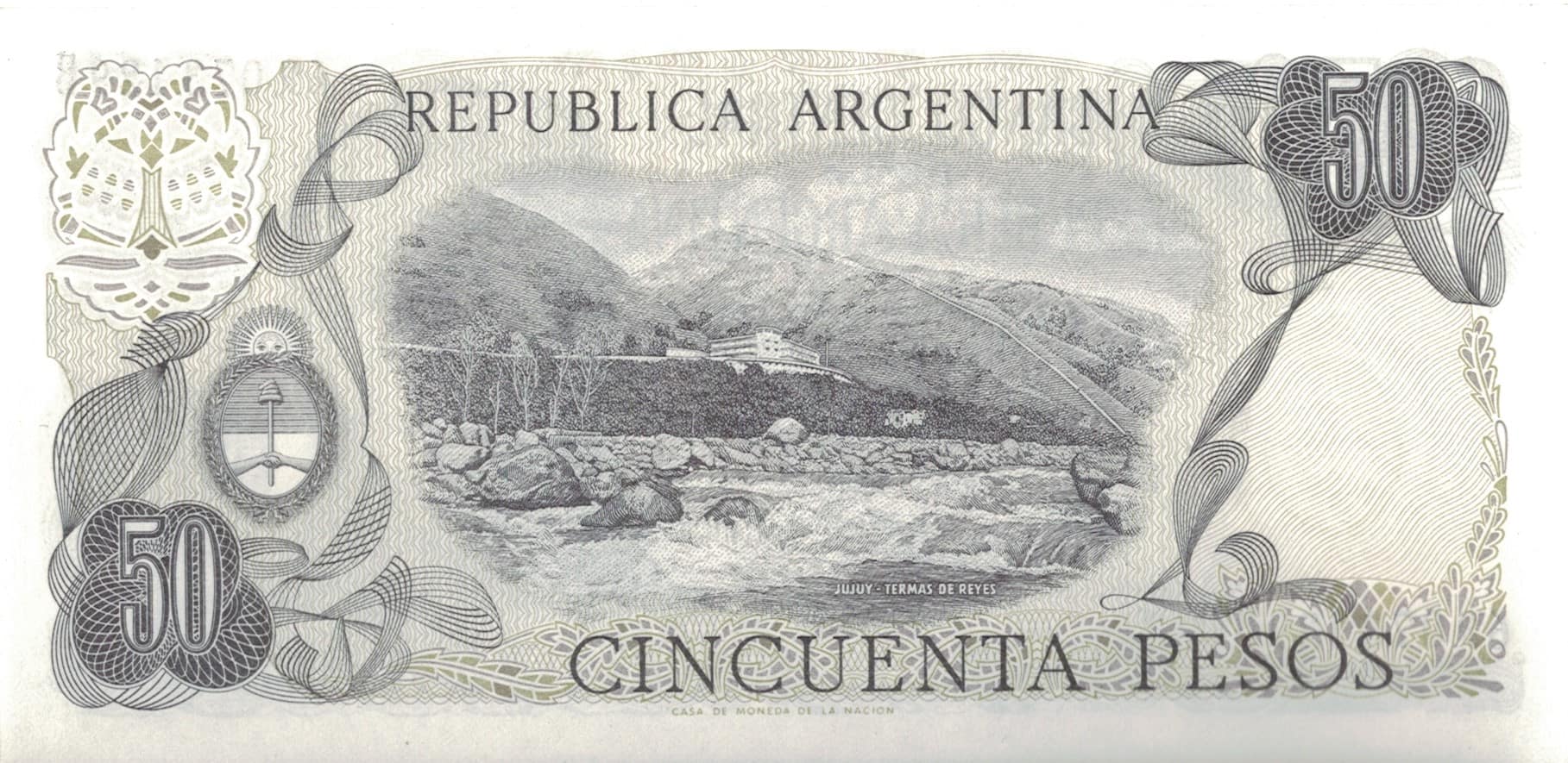 11-Pesos Ley 18188 (1970-1983) 73 Col 629a Reverso