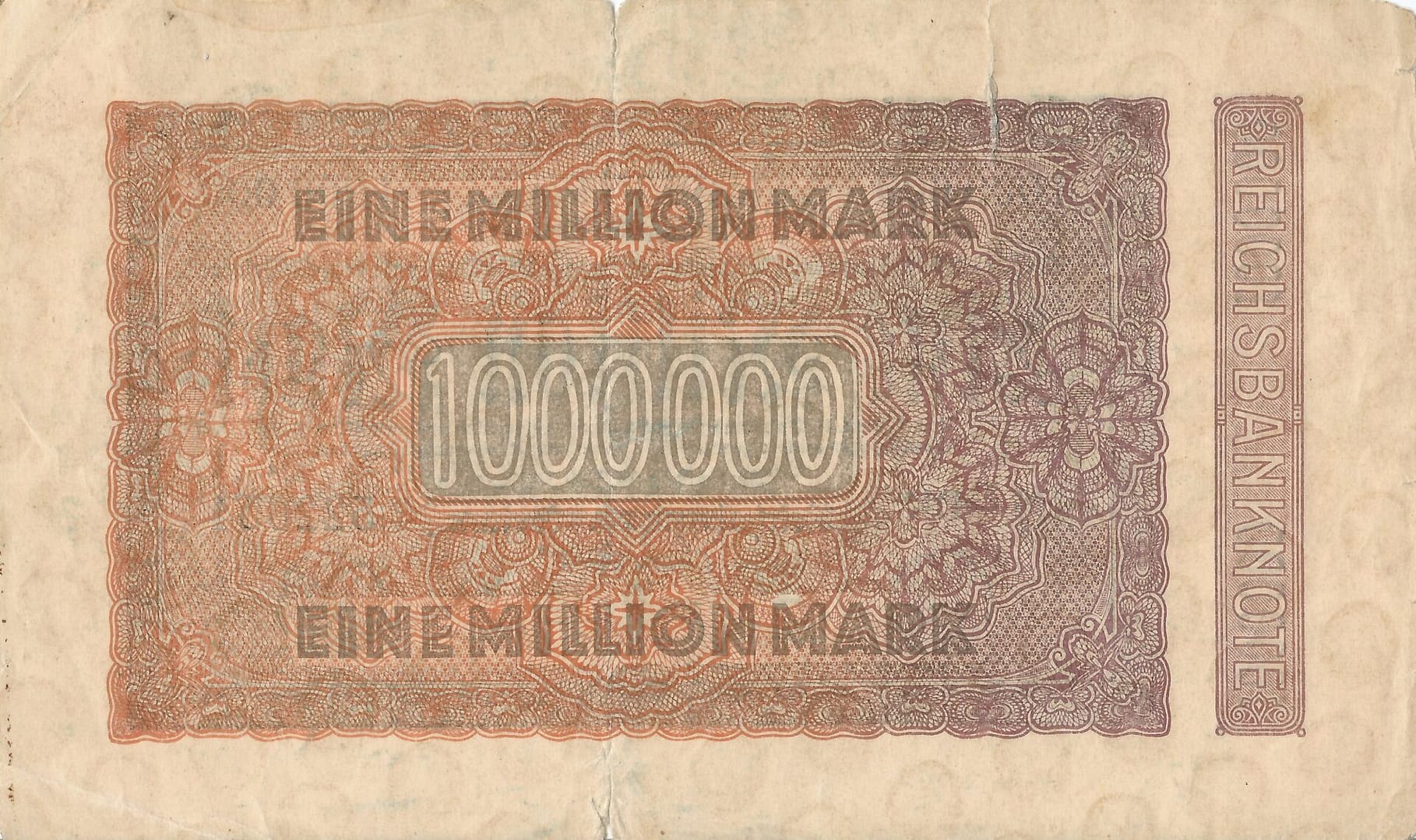 3-Papiermark (1914-1923) 36 Pick 93 Reverso