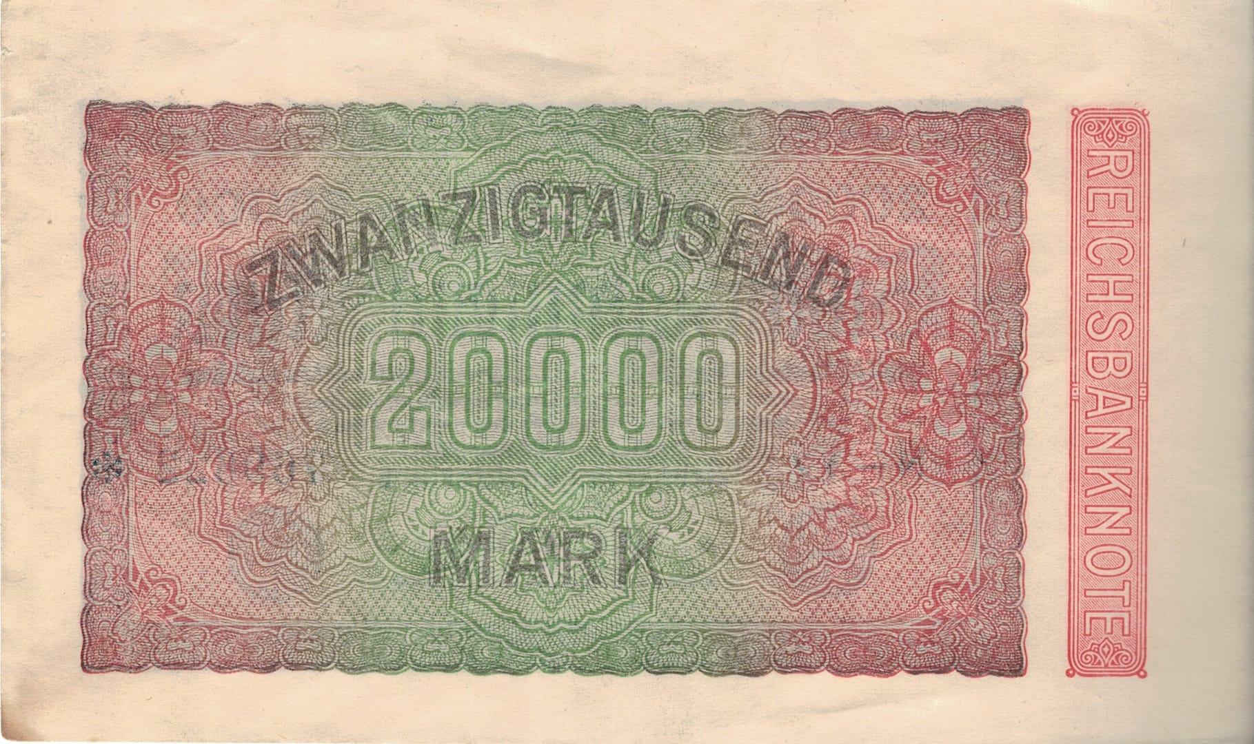 3-Papiermark (1914-1923) 28 Pick 85b.2 at