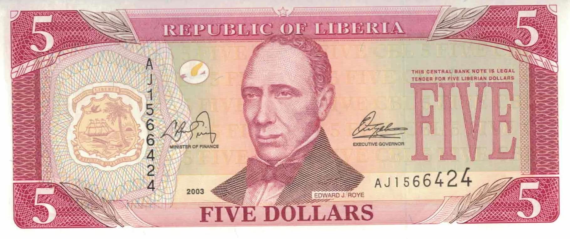 Liberia 7 Pick 26a ad jpg