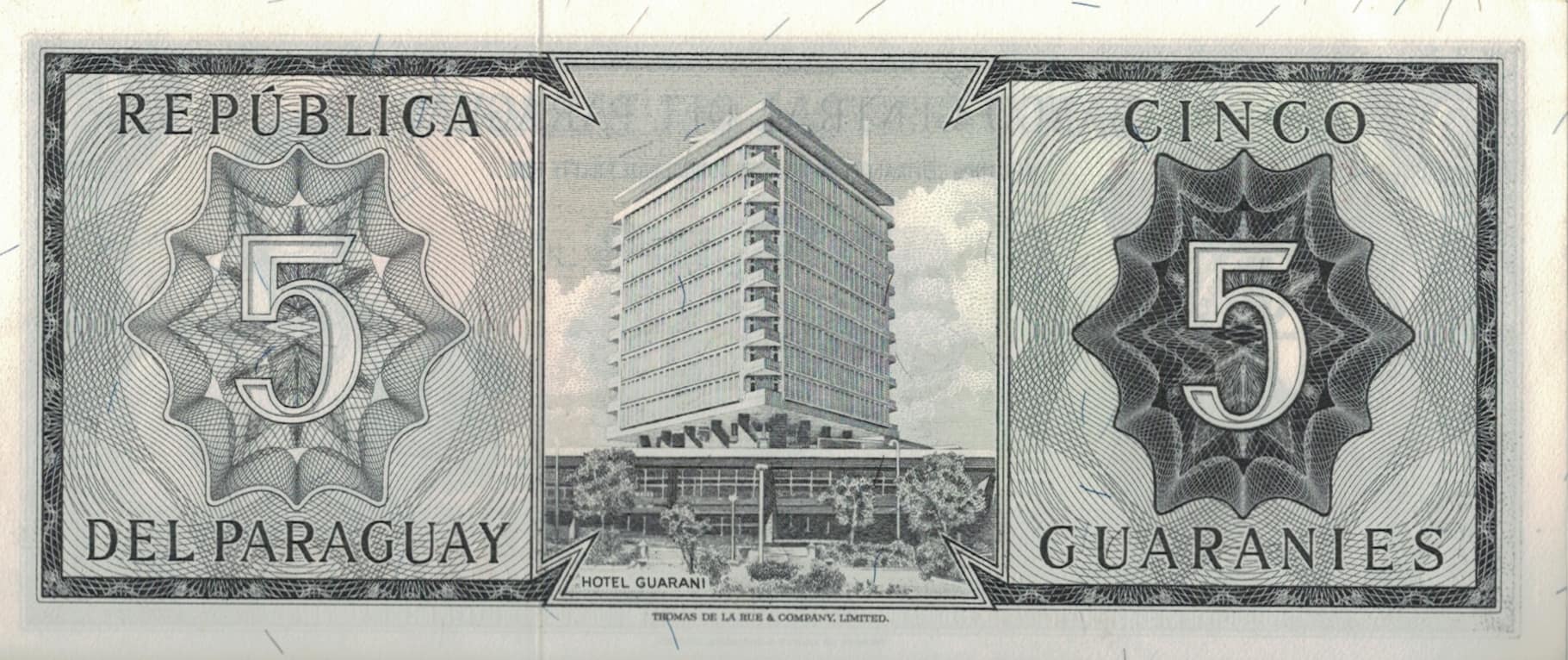 Paraguay 36 Pick 195b Reverso