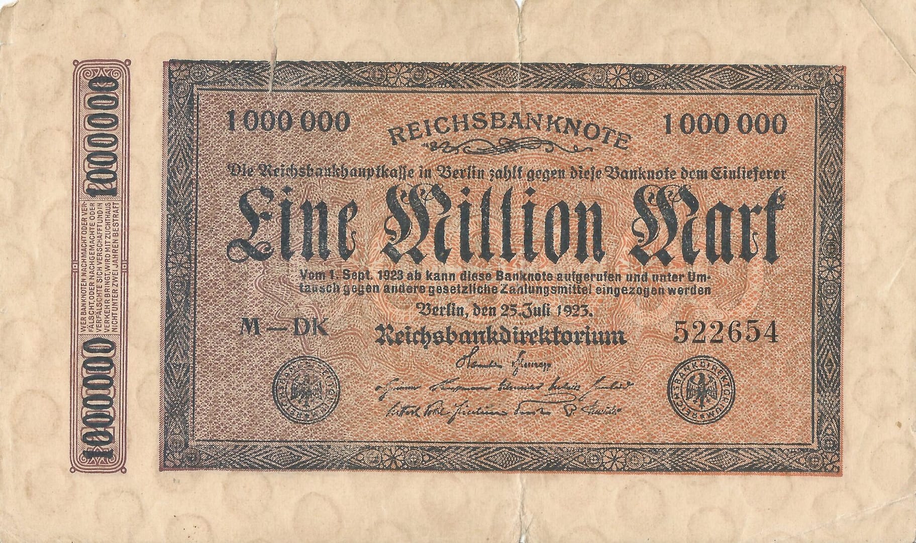 3-Papiermark (1914-1923) 35 Pick 93 Anverso