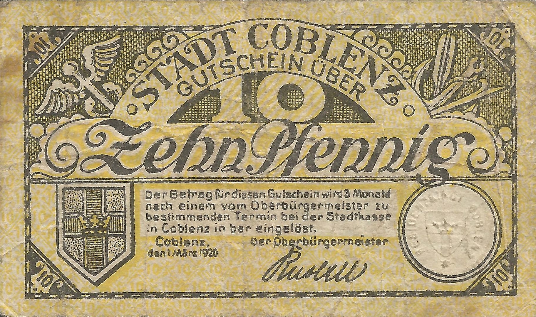 Notgeld - C 5 C19.6 Anverso