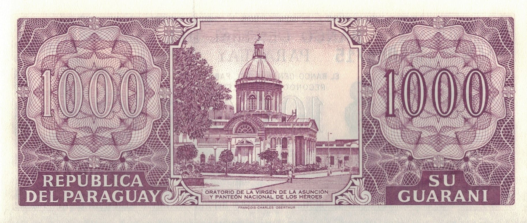 Paraguay 58 Pick 221 Reverso