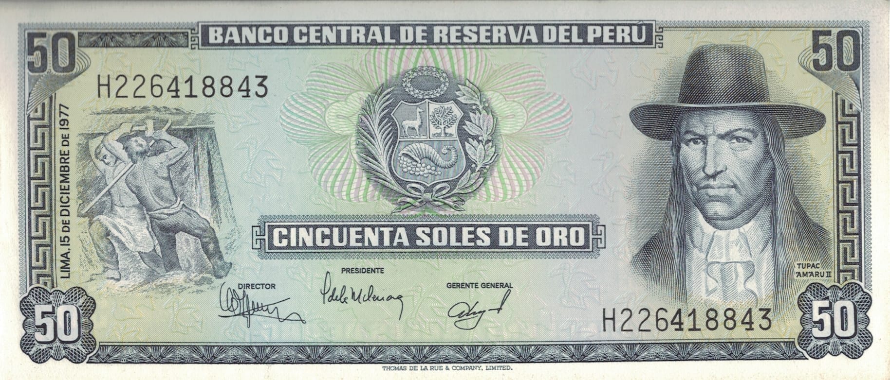 Perú 43 Pick 113 Anverso 1