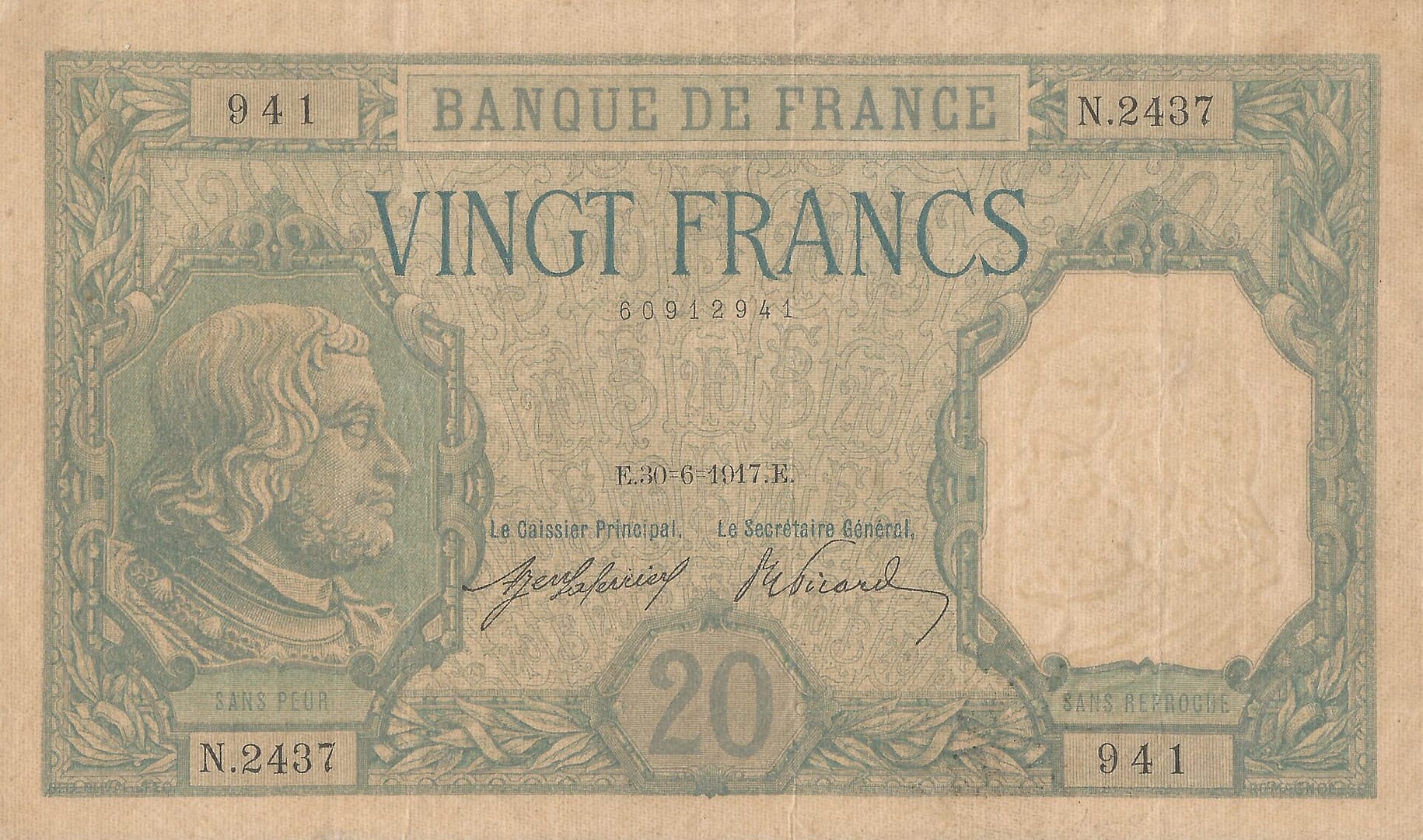 Francia 55 Pick 74a francia Anverso