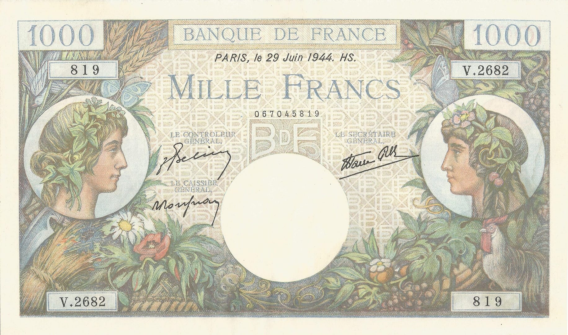 Francia 79 Pick 96b.2 Anverso scaled