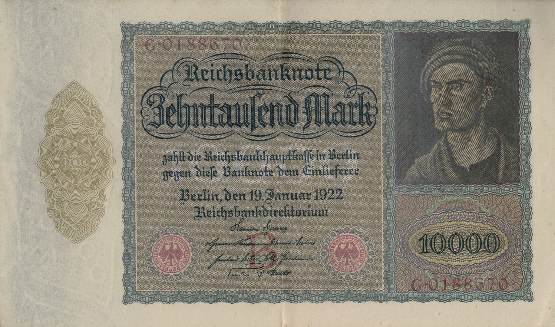 3-Papiermark (1914-1923) 5 Pick 70 ad