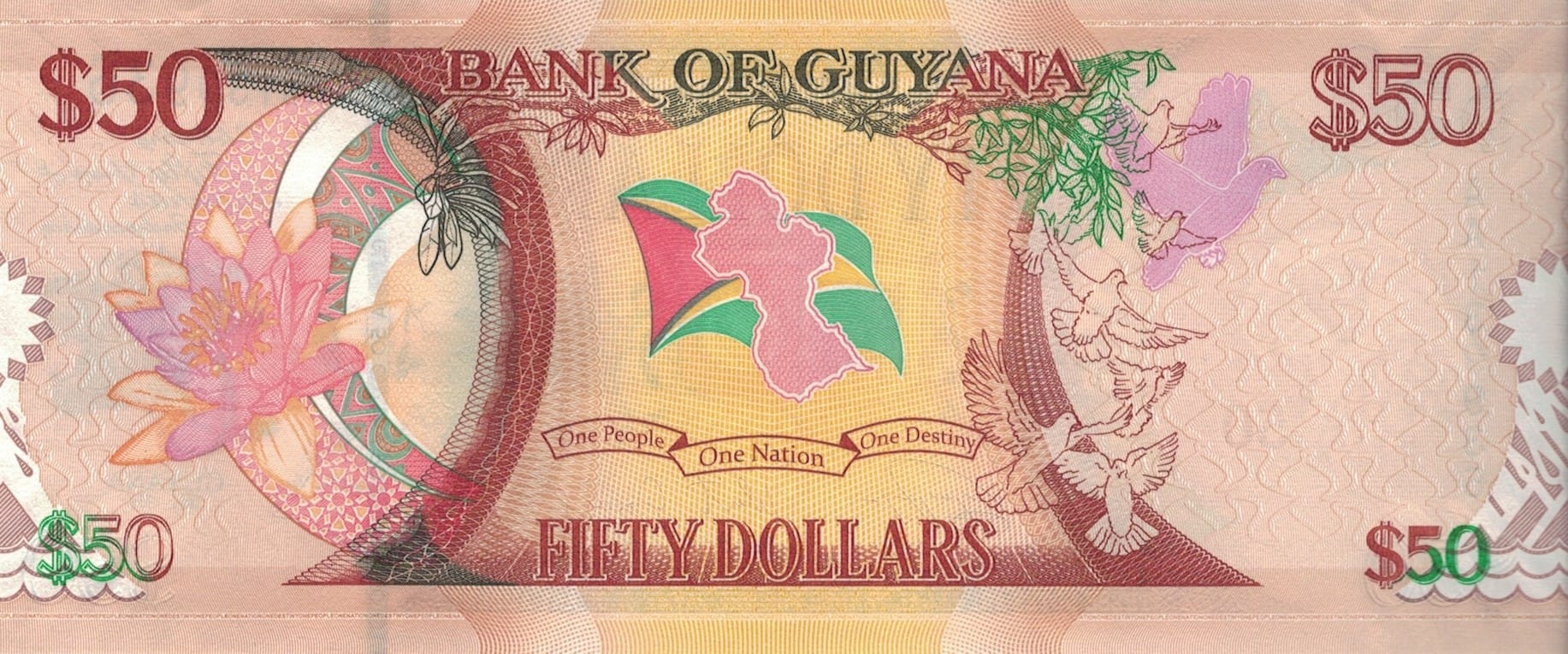 Guyana 16 Pick 41 at