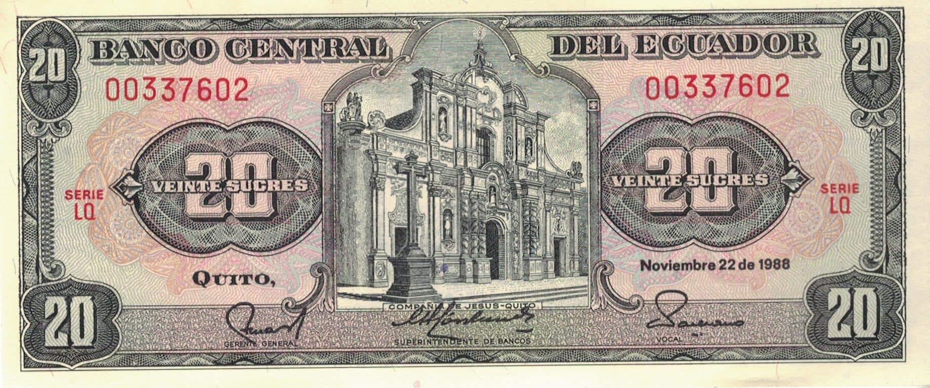 Ecuador 19 Pick 121 Aa.7 ad e1676627548172