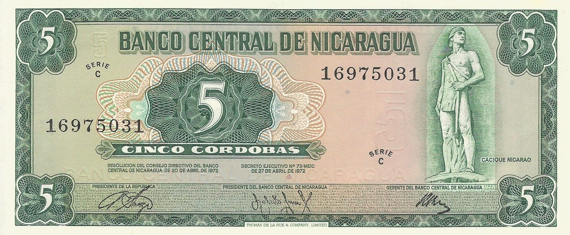Nicaragua 9 Pick 122 ad e1676169825626