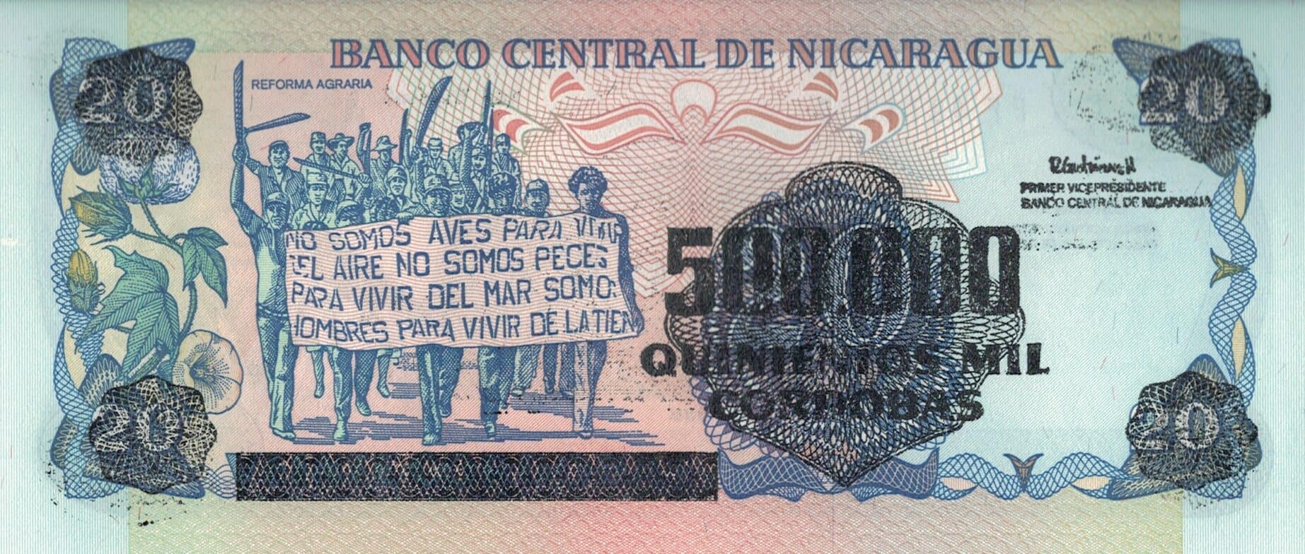 Nicaragua 45 Pick 163a at e1676170889169