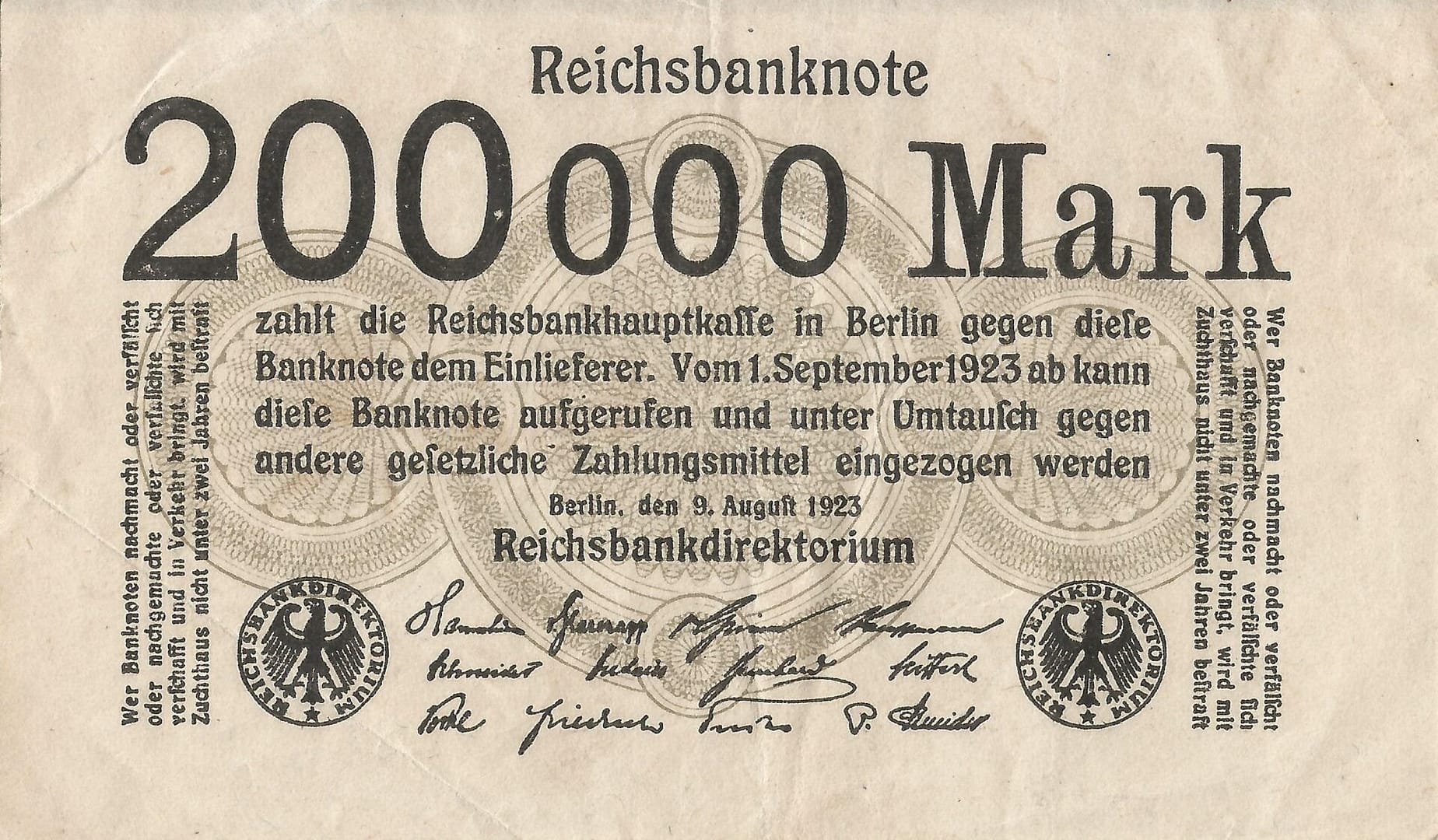 3-Papiermark (1914-1923) 47 Pick 100a.2 Anverso